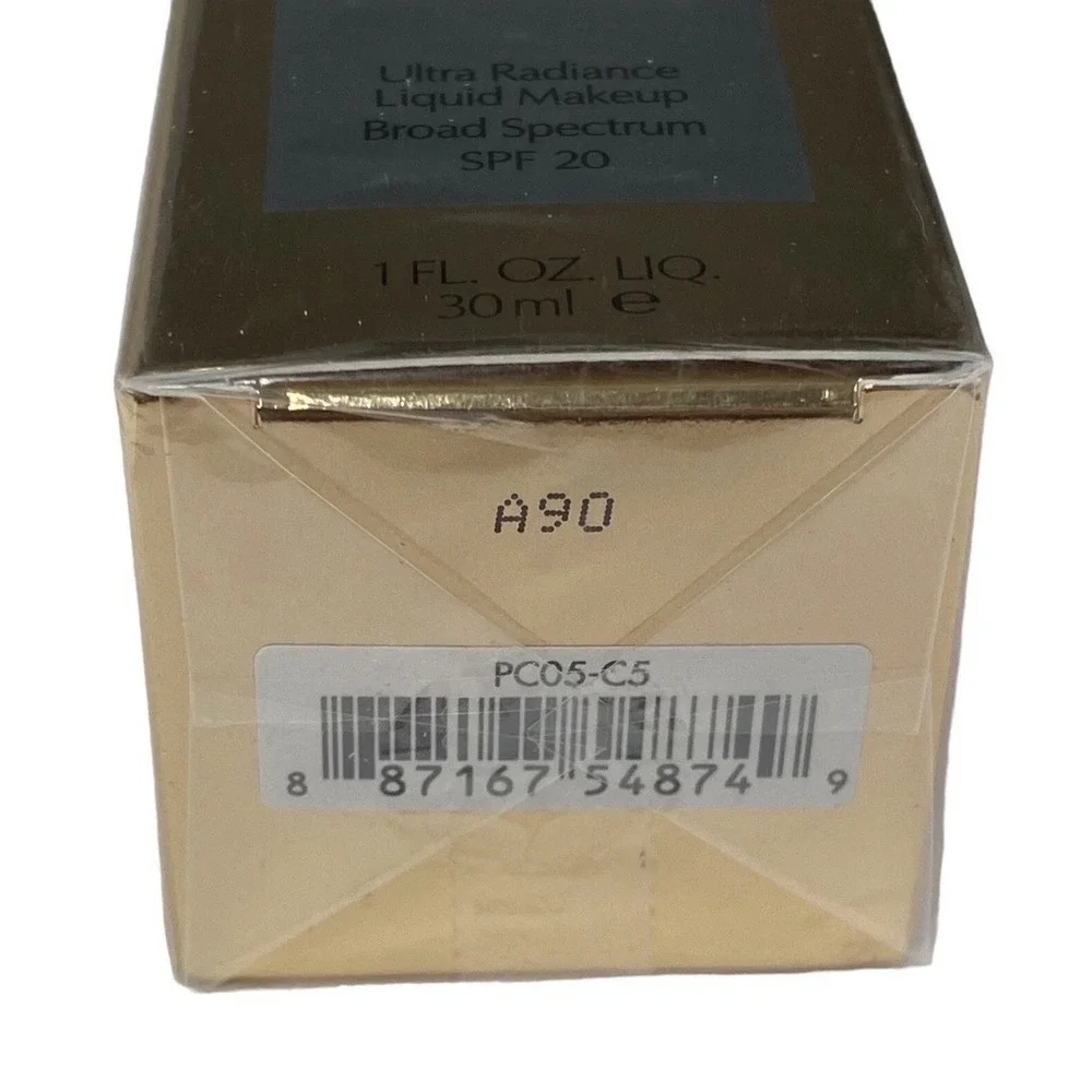 Estee Lauder Re-Nutriv Ultra Radiance Liquid Makeup SPF 20 1 oz‎  Deep Amber NIB